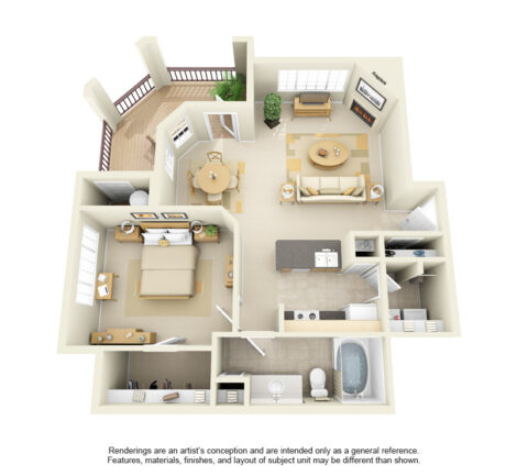 A1C Floor Plan